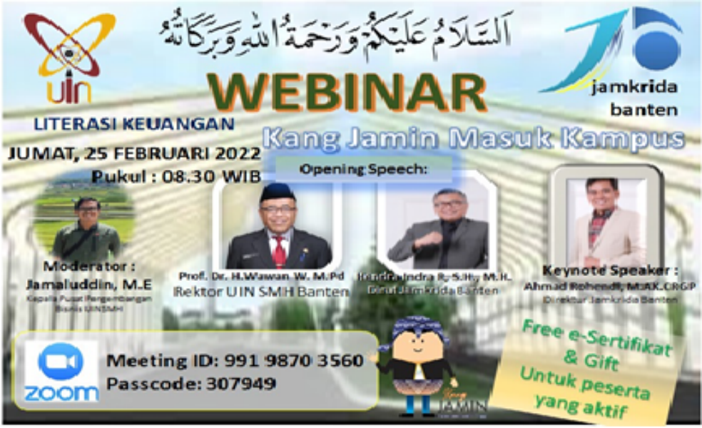PT Jamkrida Banten  Adakan Literasi Keuangan Di UIN SMH Banten